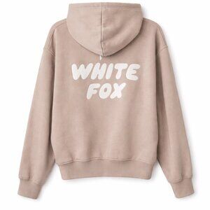 White Fox Offstage Hoodie – Cream, XS/S, Great Condition